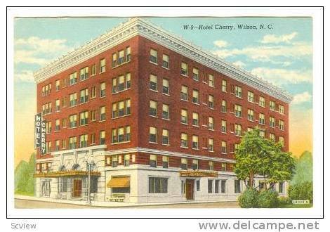 Hotel Cherry, Wilson, North Carolina, 30-40s