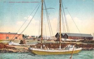 Pealuma California Shipping Scene Waterfront Antique Postcard K106957