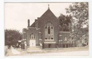 Lutheran Church Missouri Valley Iowa 1930s RPPC Real Photo postcard