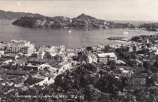 Mexico Acapulco Panorama View Real Photo