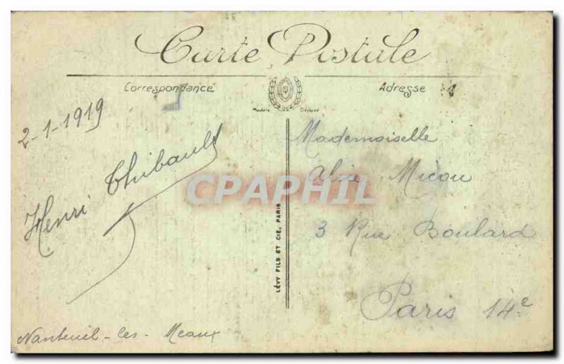 Meaux - View from the Cathedral - - Old Postcard