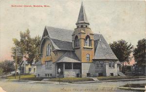 D74/ Madelia Minnesota Mn Postcard c1908 Methodist Church Building