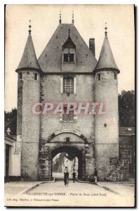 Old Postcard Villeneuve sur Yonne La Porte rating South Sens
