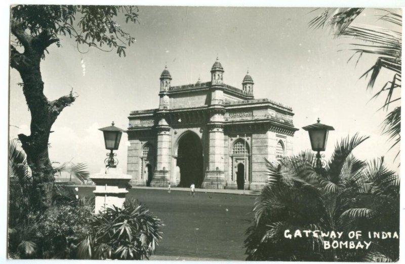 Gateway of India, Bombay, used real photo Postcard