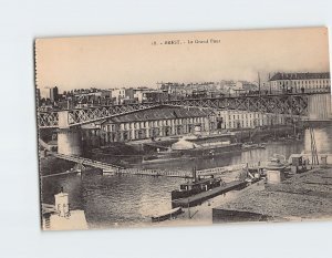 Postcard La Grand Pont, Brest, France