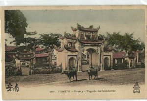 CPA AK Vietnam Indochine Tonkin-Sontay Pagode des Mandarins (35440)