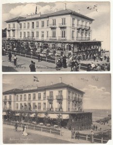 Denmark Copenhagen Klampenborg Bellevue Strand Hotel 1910 unit of 2 postcards 
