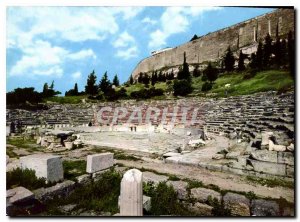 Postcard Modern Athens Theater Dionysas