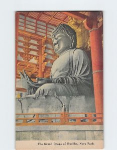 Postcard The Grand Image of Buddha, Nara Park, Nara, Japan