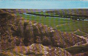 Canada Badlands Along Red Deer River Drumheller Valley Alberta