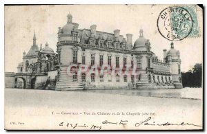 Old Postcard view of Chantilly Chateau and Hill's Chapel