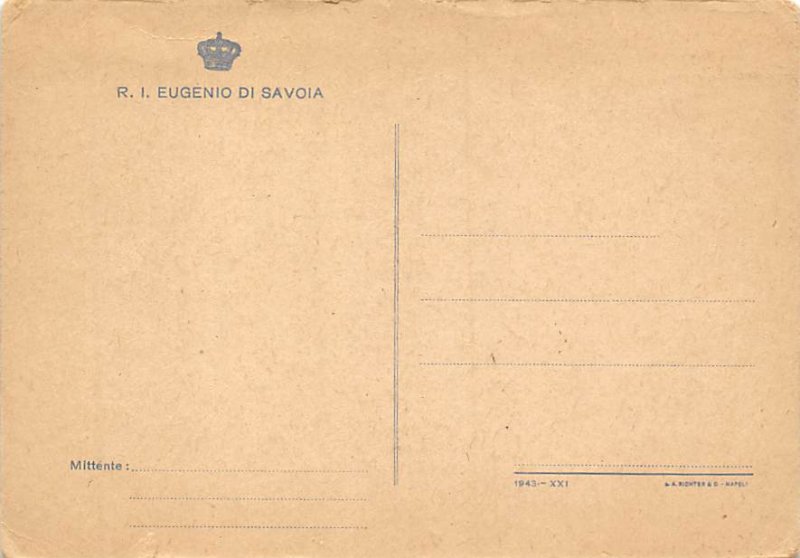 RI Eugenio Di Savoia Ship Unused 