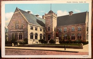 Vintage Postcard 1915-1930 Public Library, Joliet, Illinois (IL)