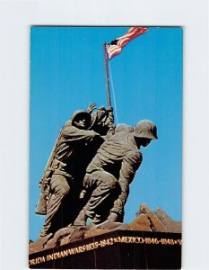 Postcard Flag Raising On Iwo Jima, Arlington Cemetery, Arlington, Virginia