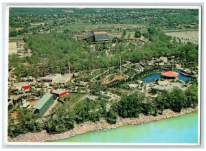 1985 Birds Eye Aerial View Music City Resort River Nashville Tennessee Postcard