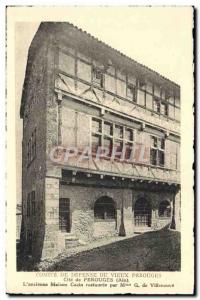 Postcard Old Perouges Defense Committee of the Vieux Perouges & # 39ancienne ...