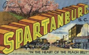 Spartanburg SC  USALarge Letter Postcard