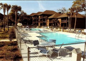 Gulfport, MS Mississippi  CHATEAU CHARMANT Condo Advertising  POOL  4X6 Postcard