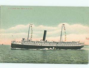 1908 Nautical THE SS NORTH STAR SHIP BOAT AC6635