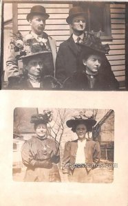 Part of the Jenson Family - Castile, New York NY Postcard