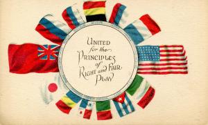 Patriotic - United For The Principles WWI, Flags