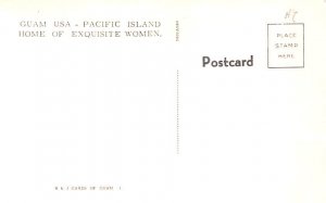 Pacific Island Home of Exquisite Women Guam Unused 