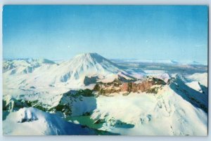 Katmai Alaska AK Postcard Anchorage Kodiak Valley Volcano Eruption 1961 Vintage