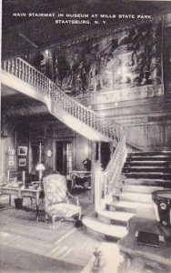 New York Staatsburg Main Stairway In Museum At Mills State Park Artvue