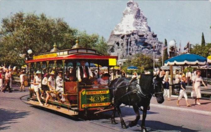 Disneyland Horse Drawn Street Car