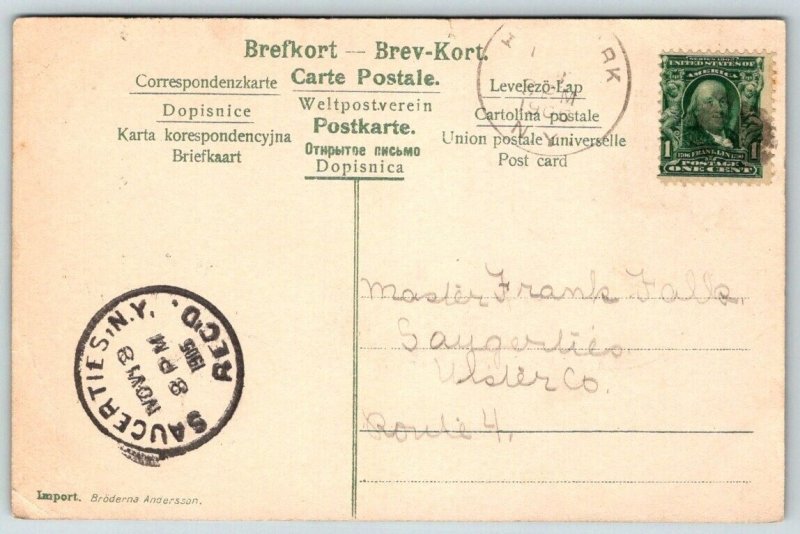 Wexio   Sweden   Postcard  1905