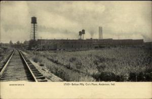 Anderson IN Sefton Mfg Co Plant c1905 Postcard