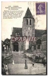 Old Postcard Church Paris Saint Germain de Charonne