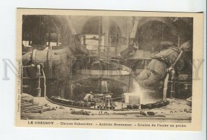 460266 FRANCE Le CREUSOT Schneider Factories advertising Vintage postcard