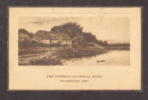 WILMINGTON OHIO THE CITIZENS NATIONAL BANK ADVERTISING VINTAGE POSTCARD