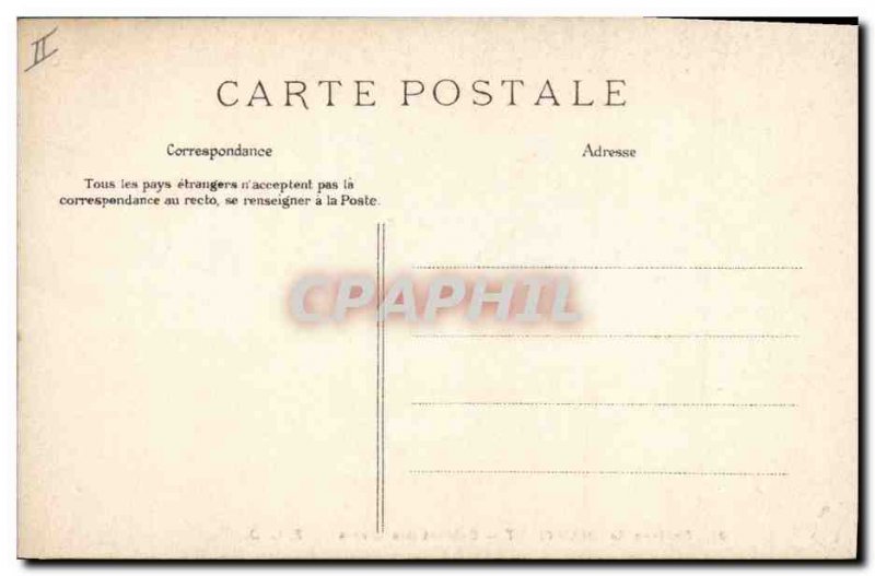 Postcard Old Library books Chantilly Cabinet