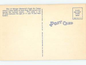 Unused Linen CAMP SCENE South Athol Massachusetts MA c3690