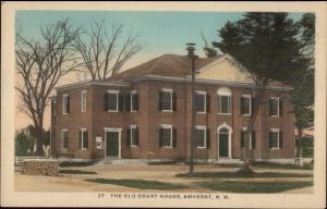 Amherst NH Old Court House c1915 Postcard