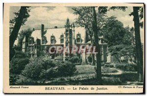 Old Postcard Beauvais The Courthouse