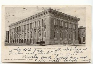 Horticultural Hall, Boston, Massachusetts, Used 1905 Flag Cancel