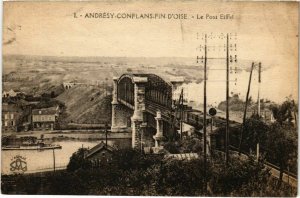 CPA ANDRESY-CONFLANS-Fin D'oise - Le Pont Eiffel (102897)