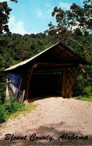 Alabama Blount County Horton Covered Bridge Near Oneonta