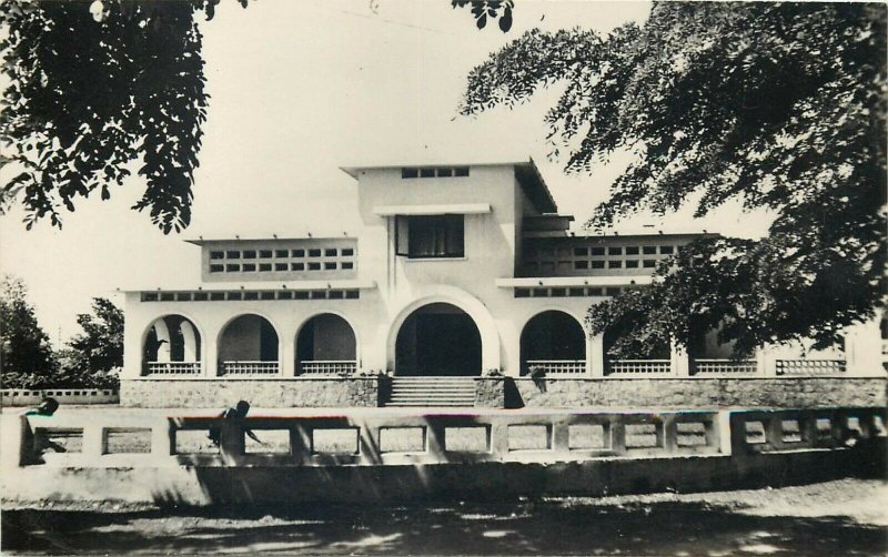 Belgian Congo colonial building rppc