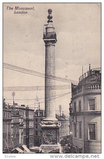 The Monument, London, England, United Kingdom, PU-1910