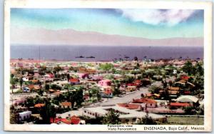 ENSENDADA, Baja California  MEXICO   Panoramic View   1946  Postcard