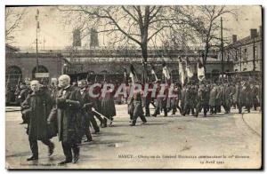 Old Postcard Nancy funeral Houdaille general commanding the 11th Division