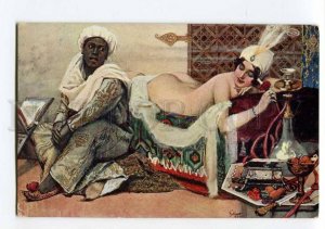 264630 Nude HAREM Slave HOOKAH Eunuch SCHLOSSER Vintage PC