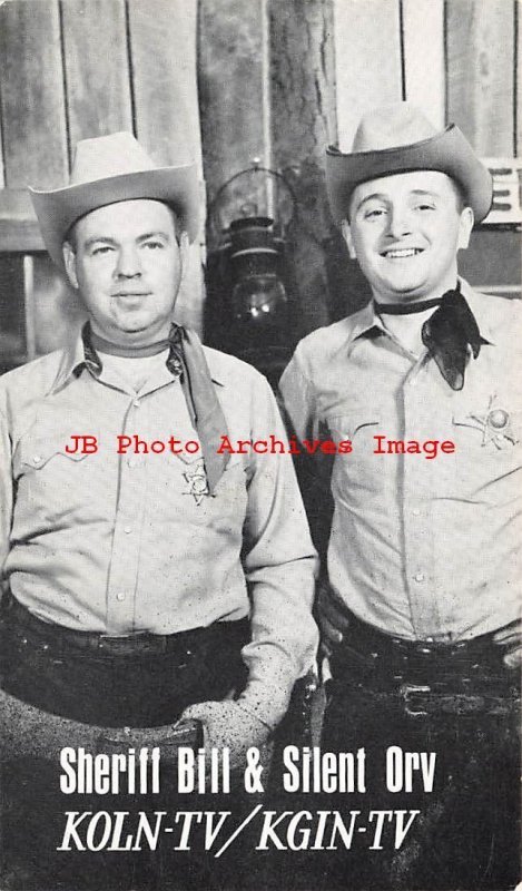 KOLN-TV/KGIN-TV, Sheriff Bill & Silent Orv Hosts of the Rifleman, Television