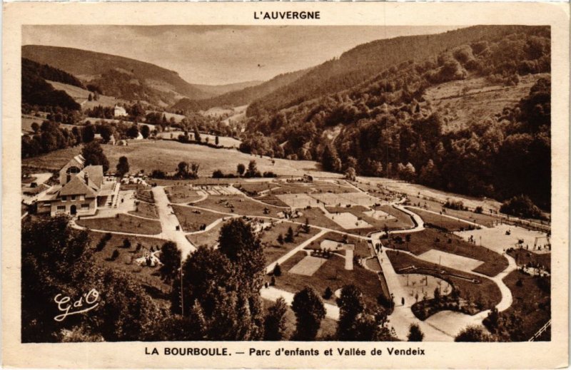 CPA La Bourboule Parc d'Enfants et Vallee Vendeix FRANCE (1302776)