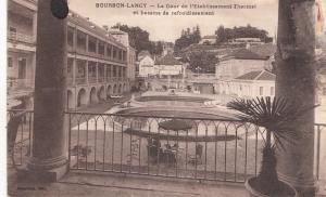 BF11481 bourbon lancy la cour de l etablissement thermal france front/back image