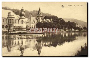 Old Postcard Dinant Boat Depart